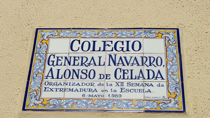 colegio Colegio General Navarro Educacin Valencia de Alcntara Extremadura Diputacin de Cceres