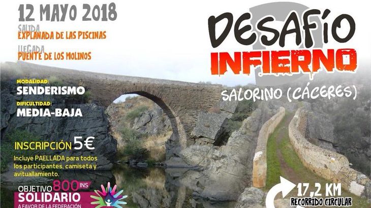 Salorino turismo activo turismo desafo infierno Extremadura
