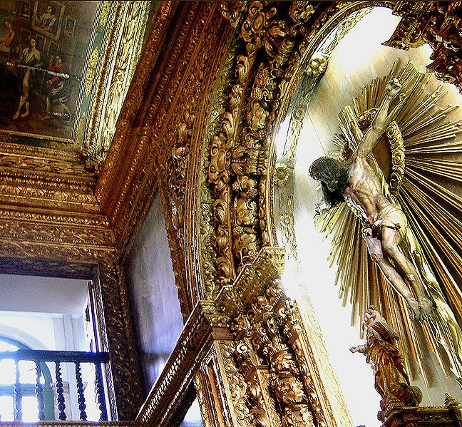 Imagen del interior de la Capilla de Santa Isabel.